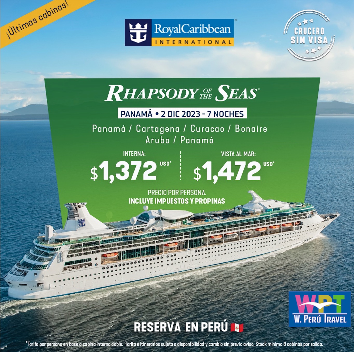 CRUCERO SIN VISA DESDE PANAMA 